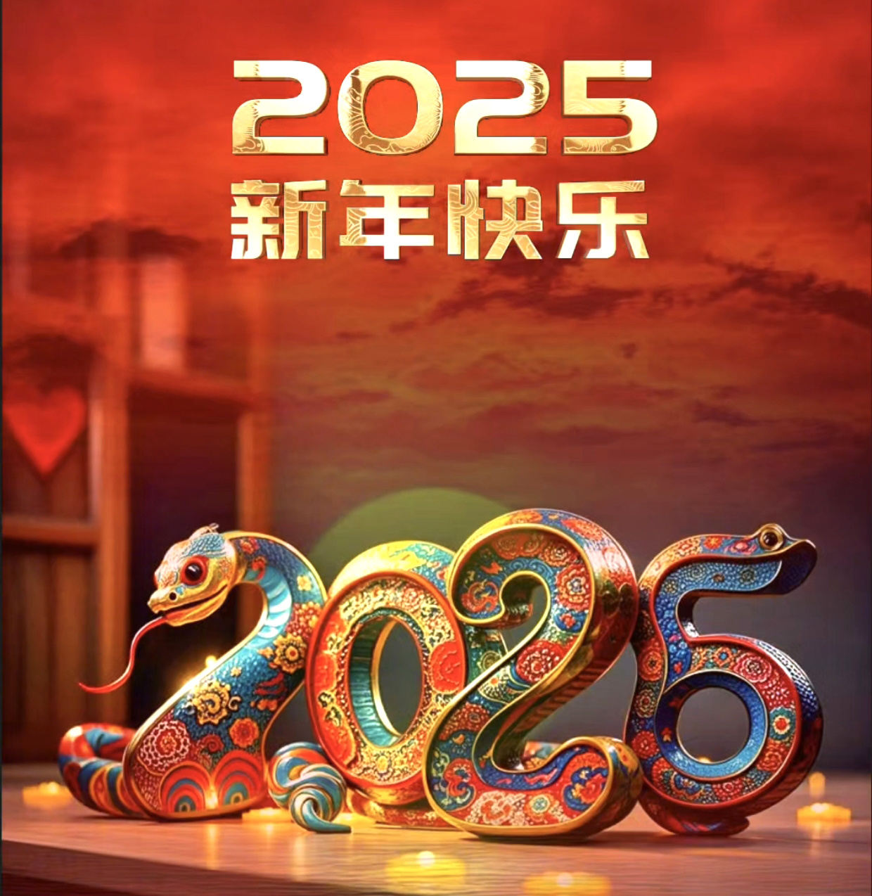 朝重开发公司祝大家新年快乐